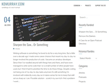 Tablet Screenshot of kdmurray.com
